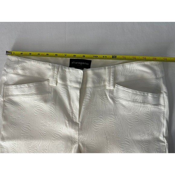Sharagano Womens Coral Mid Rise Capri Crop Pants Size 12 - Picture 11 of 14